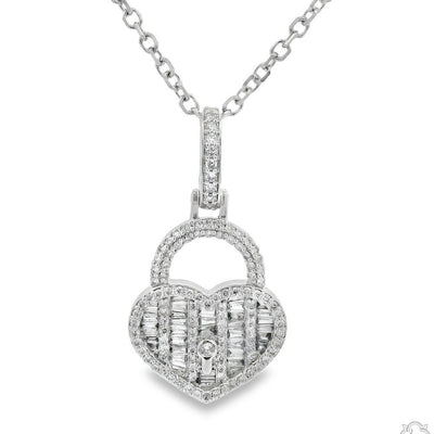 The Heart Lock Diamond Necklace 70291 - Image 1