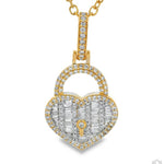 The Heart Lock Diamond Necklace 70291 - Image 2