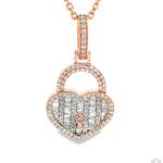 The Heart Lock Diamond Necklace 70291 - Image 3