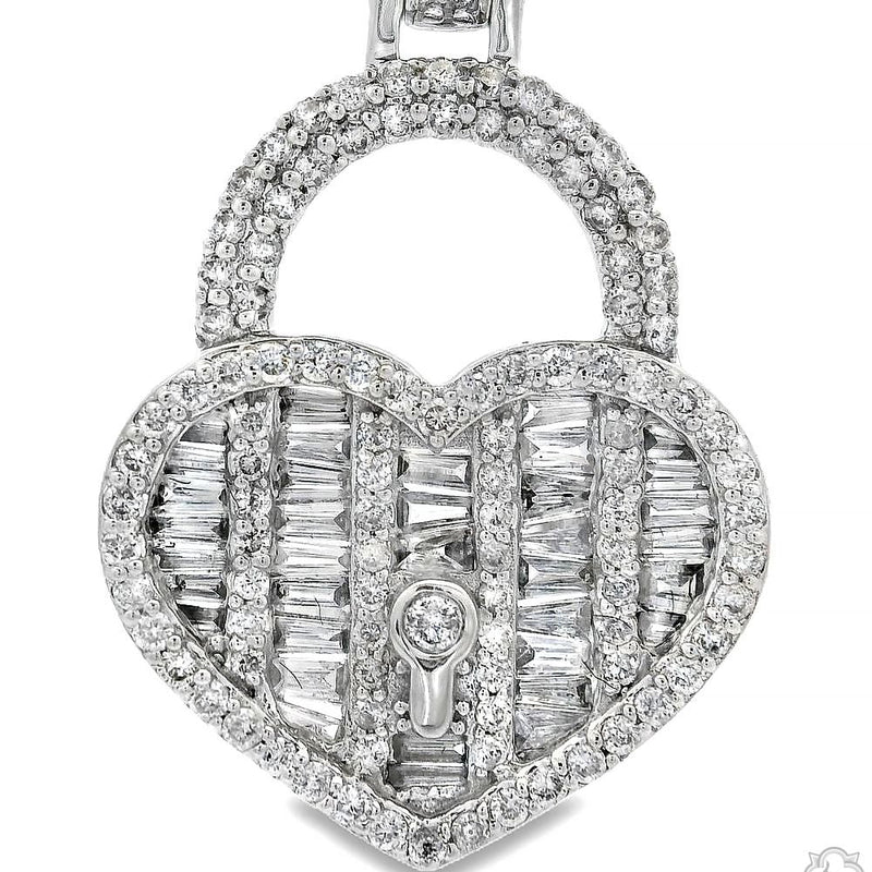 The Heart Lock Diamond Necklace 70291 - Image 5