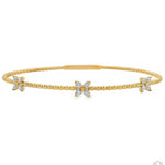 Mini Butterfly Diamond Stretch Bracelet 70312 - Image 1