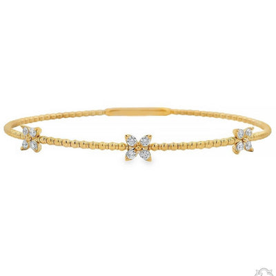 Mini Butterfly Diamond Stretch Bracelet 70312 - Image 1