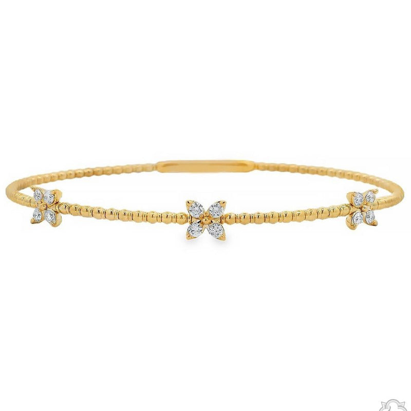 Mini Butterfly Diamond Stretch Bracelet 70312 - Image 1