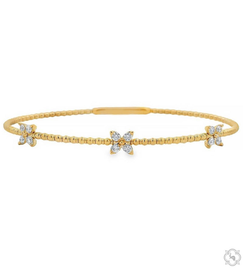 Mini Butterfly Diamond Stretch Bracelet 70312 - Image 1