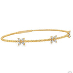 Mini Butterfly Diamond Stretch Bracelet 70312 - Image 2