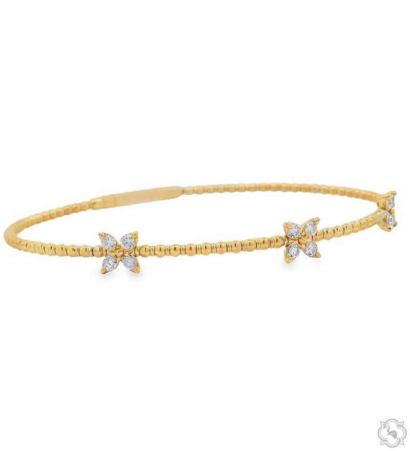 Mini Butterfly Diamond Stretch Bracelet 70312 - Image 2
