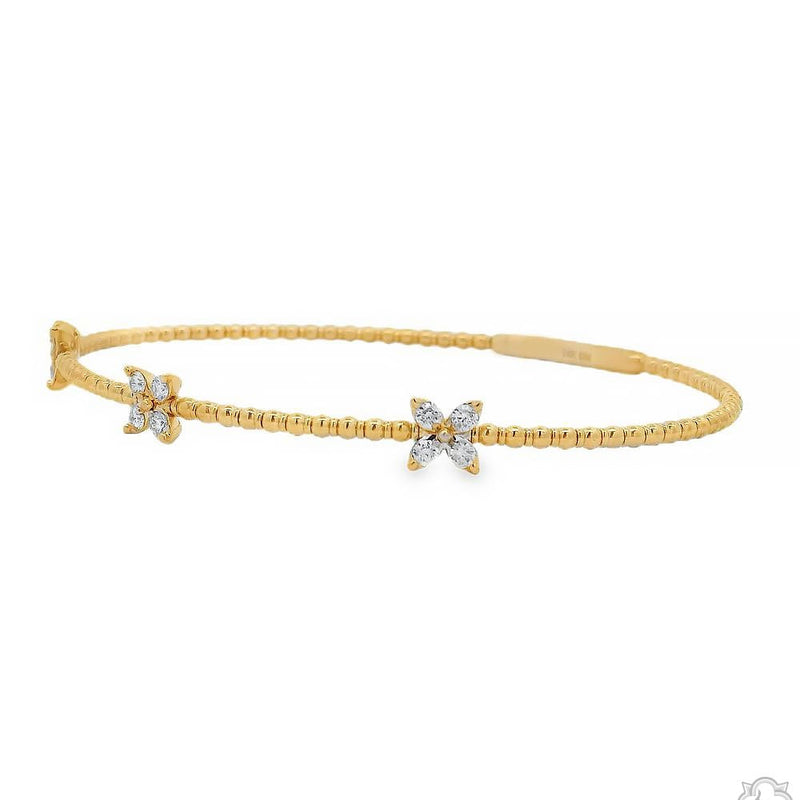 Mini Butterfly Diamond Stretch Bracelet 70312 - Image 4