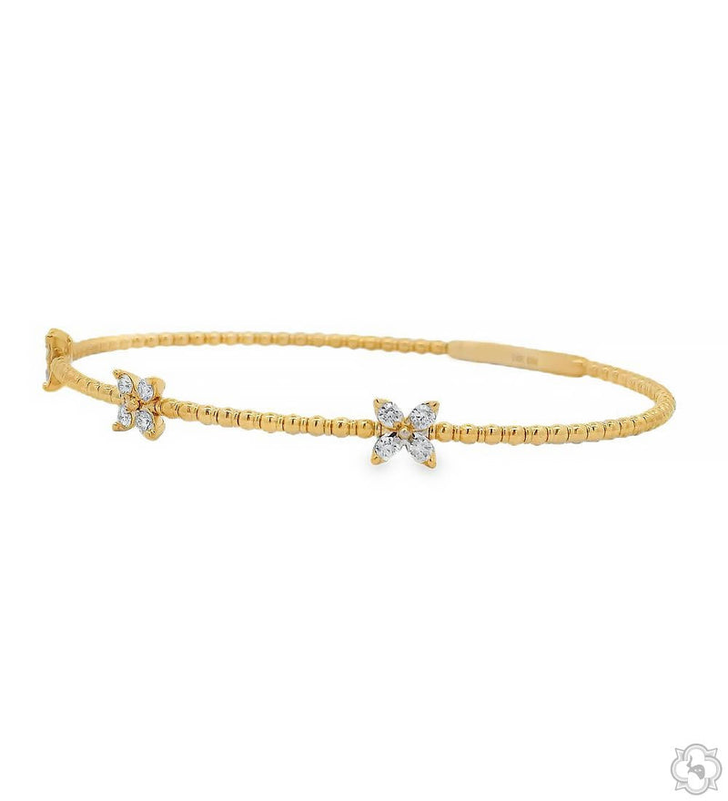 Mini Butterfly Diamond Stretch Bracelet 70312 - Image 4