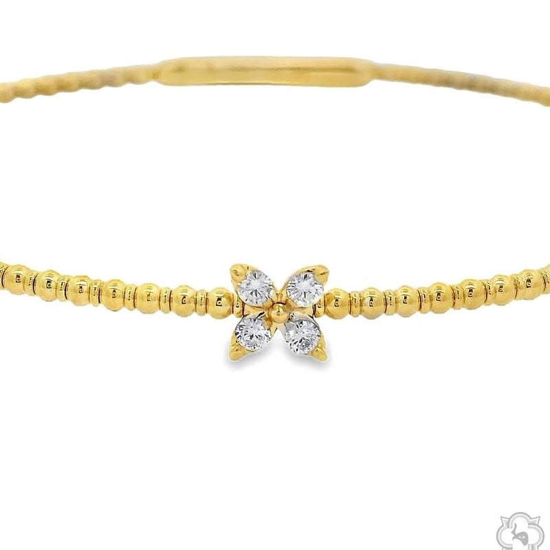Mini Butterfly Diamond Stretch Bracelet 70312 - Image 5