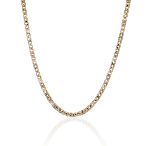14K Pineapple Solid Franco Chain 2.5mm 71331