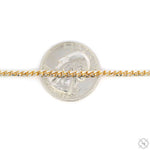14K Two Tone Gold Diamond Cut Franco Chain 70314 - Image 5