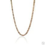 14K Two Tone Gold Diamond Cut Franco Chain 70315 - Image 2