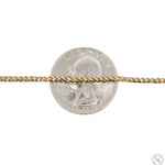 14K Two Tone Gold Diamond Cut Franco Chain 70315 - Image 5