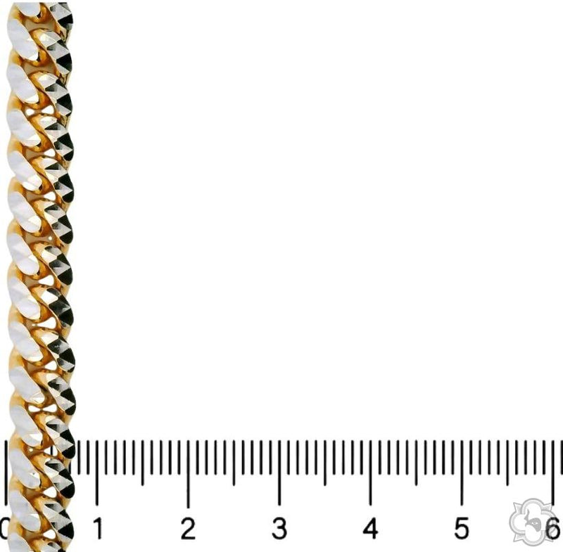 14K Gold miami cuban chain, 7 mm, photo 6 of 6