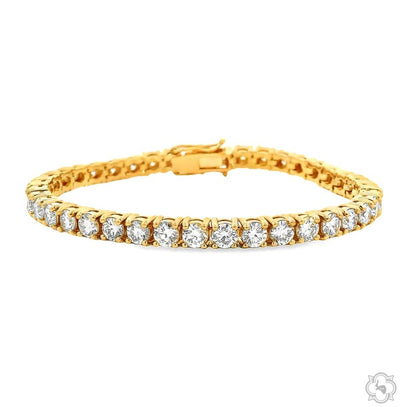 14K Gold 40 Pt Lab Diamond Tennis Bracelet