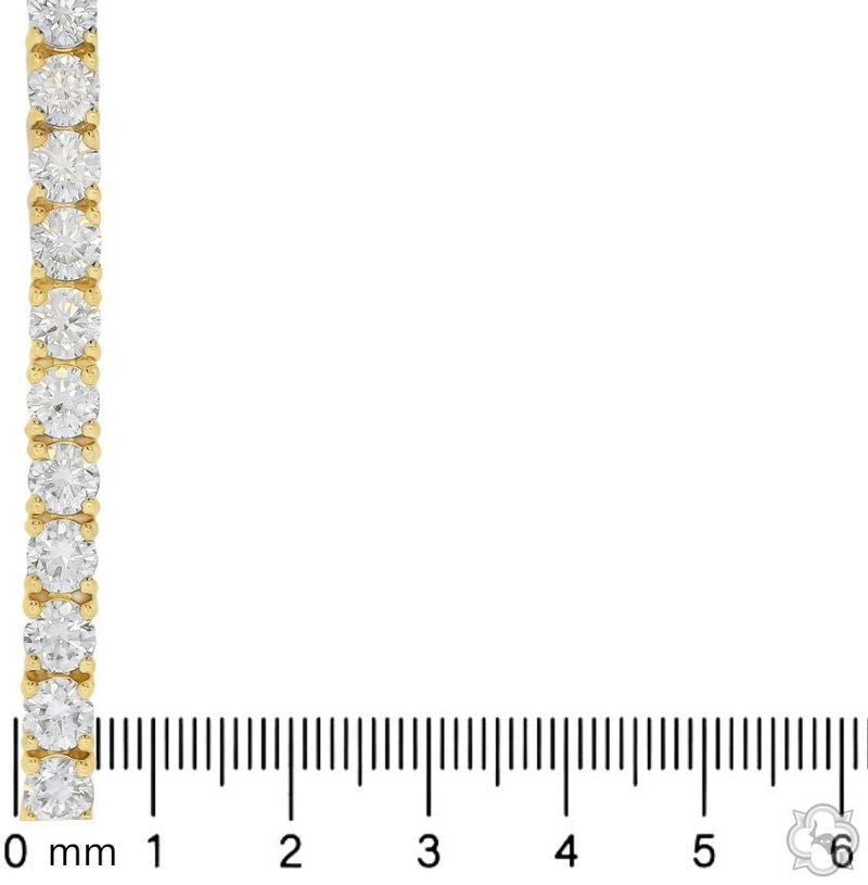 14K Gold 40 Pt Lab Diamond Tennis Bracelet, photo 4 of 8