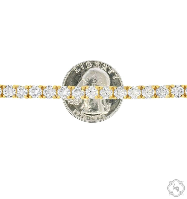 14K Gold 40 Pt Lab Diamond Tennis Bracelet, photo 5 of 8