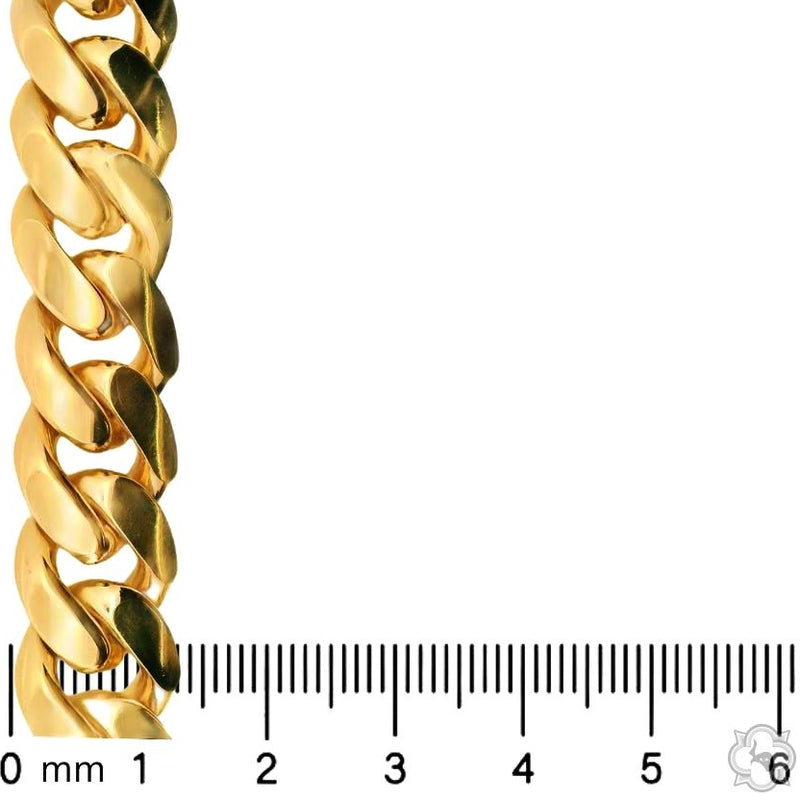 Custom Made Baguette Diamond Lock Miami Cuban Link Bracelet 70348 - Image 5