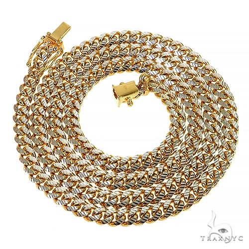 14K Gold miami cuban chain, 6 mm, photo 2 of 5