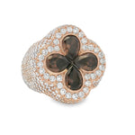 Iceberg Midnight Ember Quartz Crystals Diamond Ring 70373 - Image 2