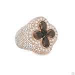 Iceberg Midnight Ember Quartz Crystals Diamond Ring 70373 - Image 3