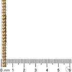 14k Gold Two Tone Diamond Cut Miami Cuban Link Chain 70383 - Image 6