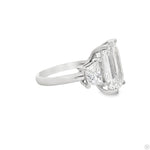 Emerald Diamond Engagement Ring 70386 - Image 3