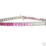 Pink Princess Ombre Tennis Bracelet 70387 - Image 5