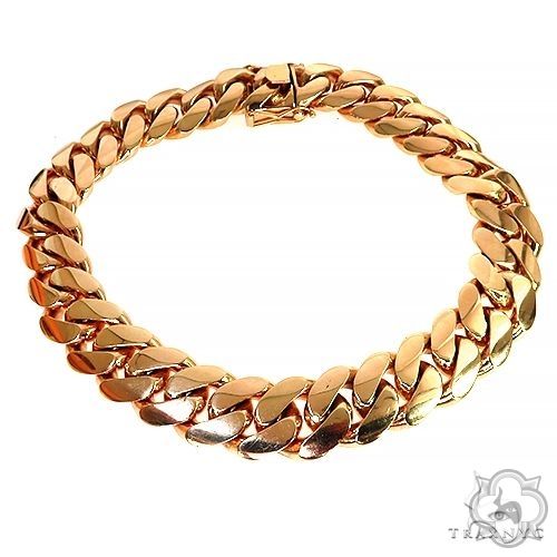 14k yellow solid Miami Cuban link chain, 24mm wide, 26 inches long, polished finish
