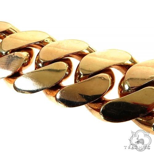 14K Gold miami cuban chain, 24 mm, photo 3 of 4