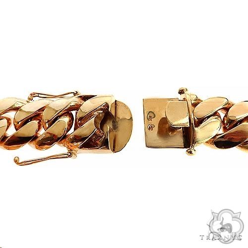14K Gold miami cuban chain, 24 mm, photo 4 of 4