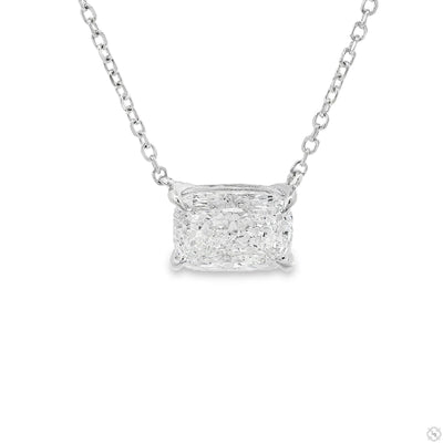 Radiant Cut Diamond Necklace 70391 - Image 1