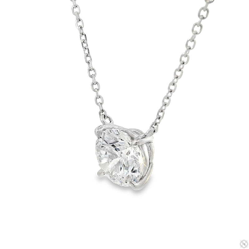 3 Ct Round Cut Diamond Necklace 70392 - Image 5