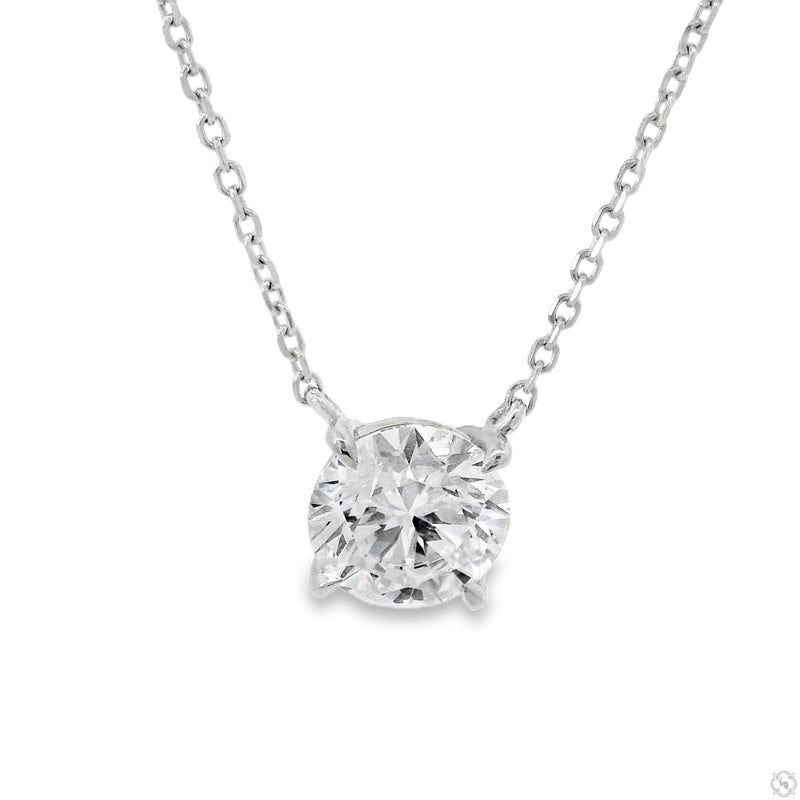 3 Ct Round Cut Diamond Necklace 70392 - Image 6