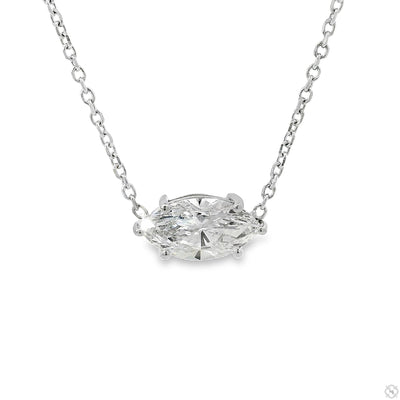 Marquise Cut Diamond Necklace 70393 - Image 1