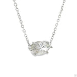 Marquise Cut Diamond Necklace 70393 - Image 2