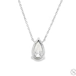 5 CT Pear Shape Diamond Necklace 70394 - Image 3