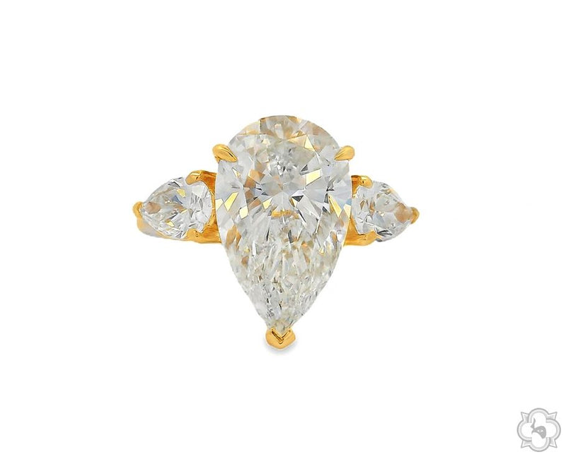 Pear Diamond Engagement Ring 70395 - Image 1