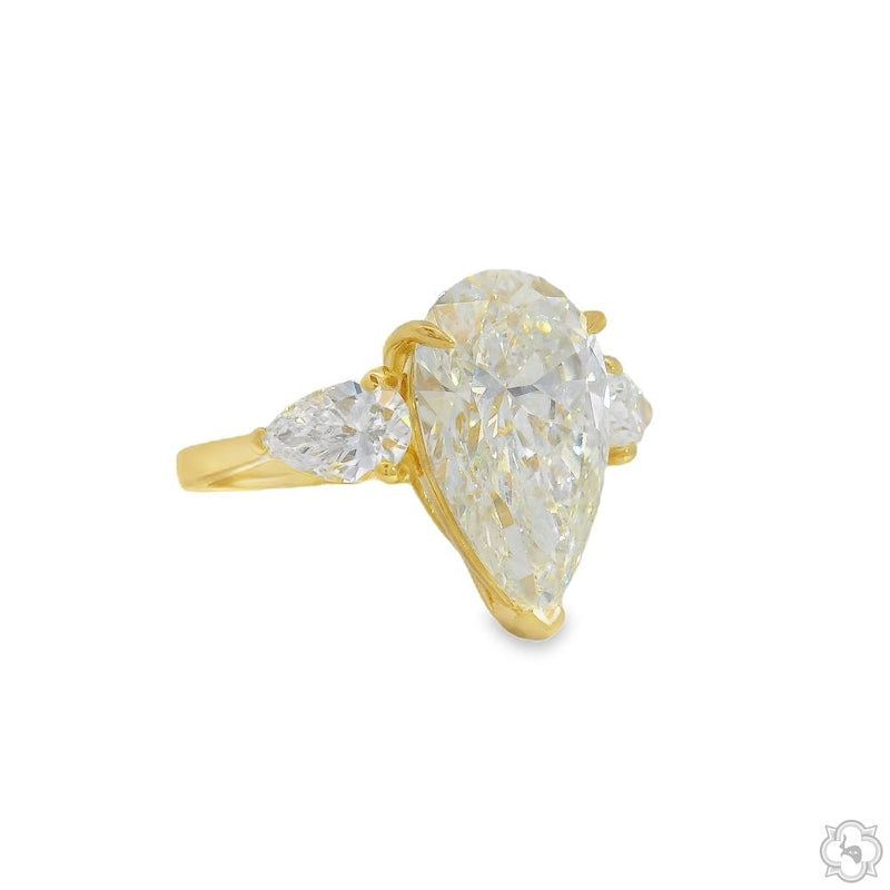 Pear Diamond Engagement Ring 70395 - Image 4