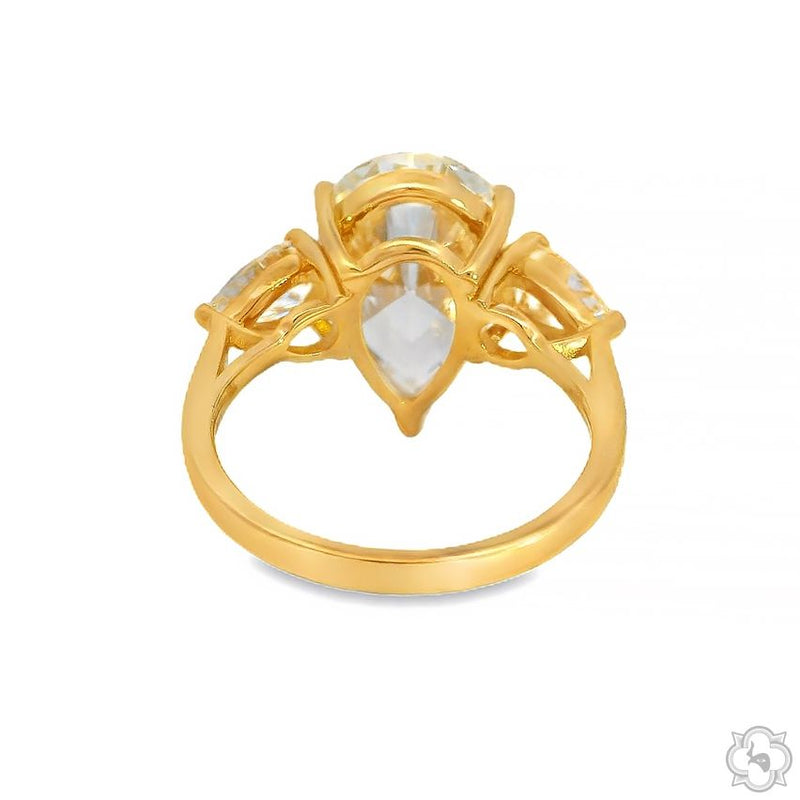 Pear Diamond Engagement Ring 70395 - Image 7