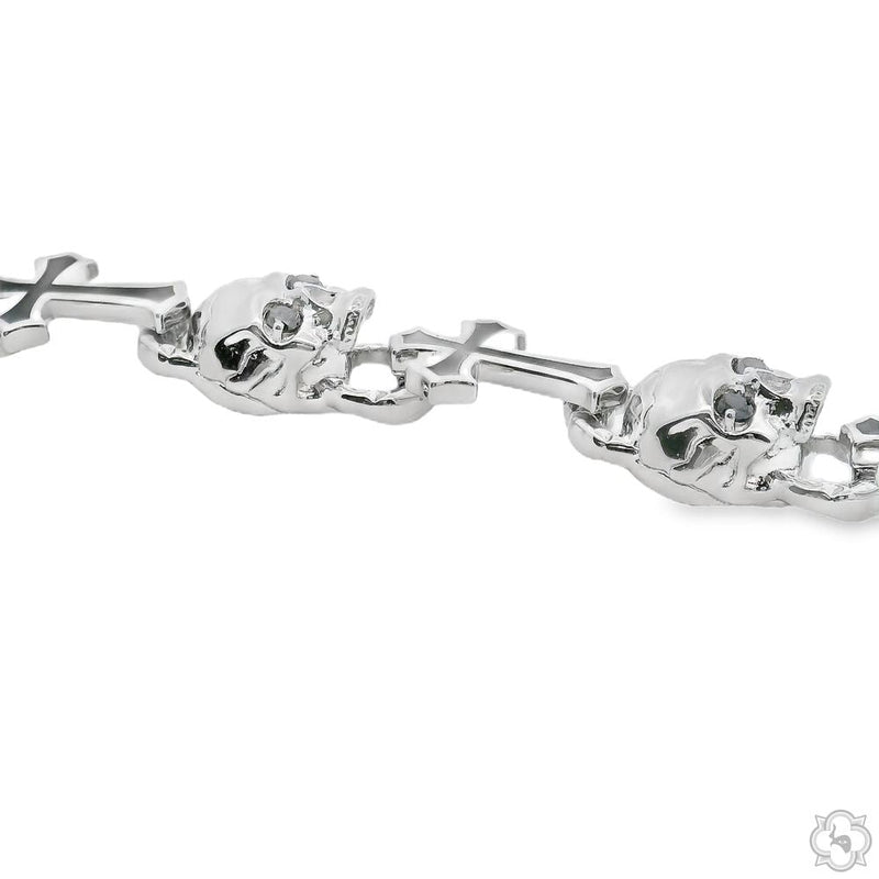 Black Diamond Life and Death Skull Cross Chain 70399 - Image 5