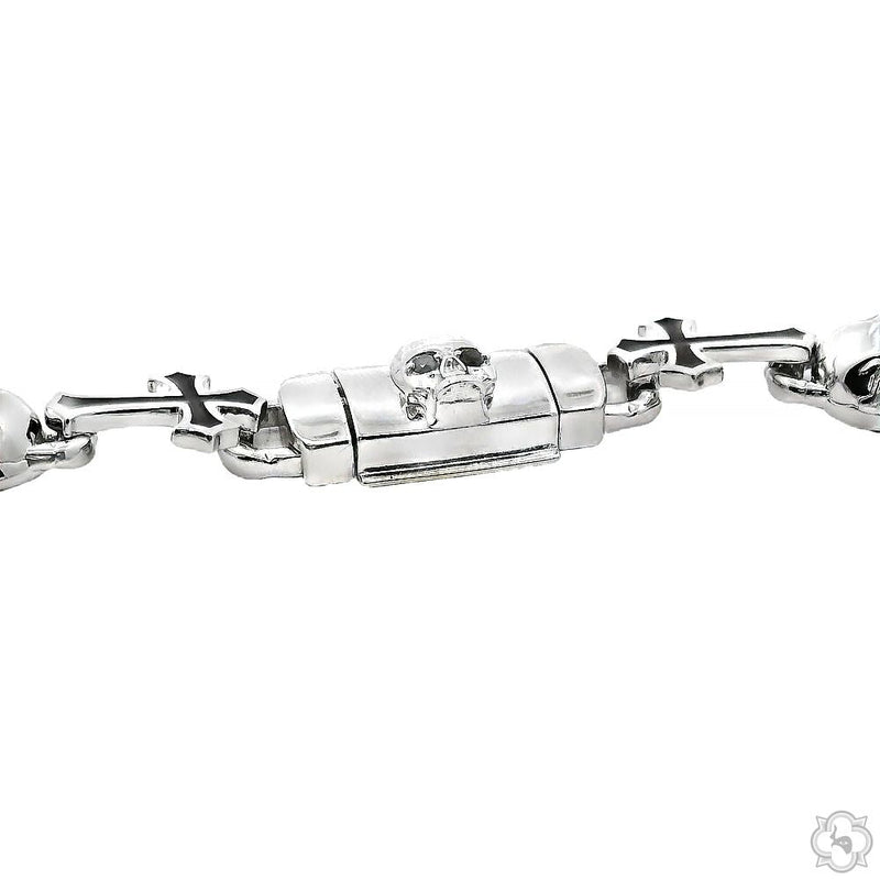 Black Diamond Life and Death Skull Cross Chain 70399 - Image 6