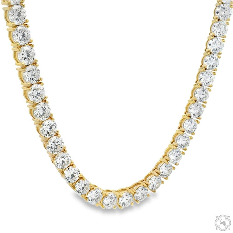 14K Gold tennis chain, 6.2 mm, photo 2 of 9