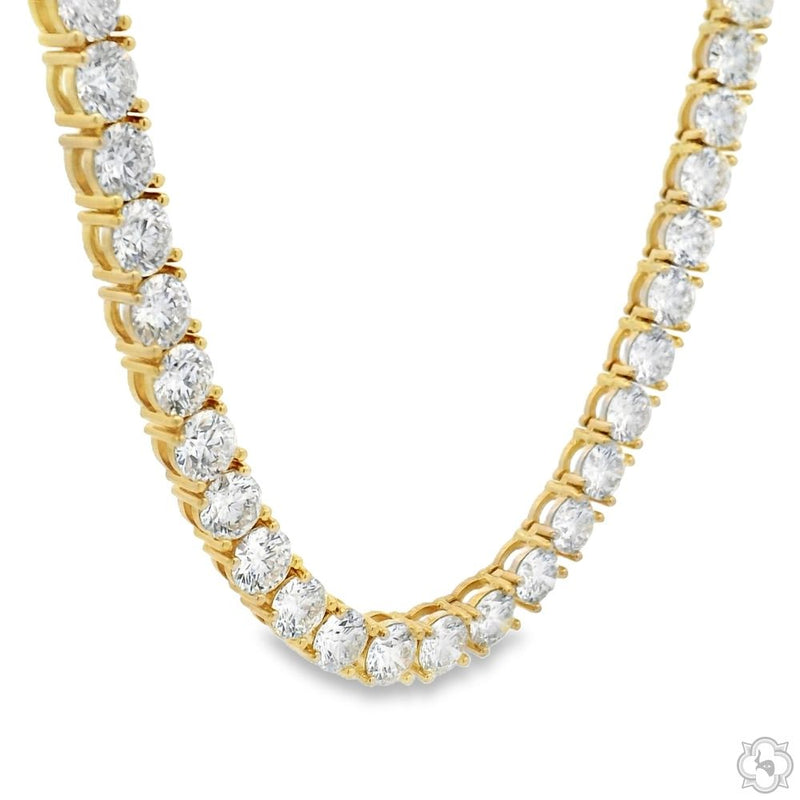 14K Gold tennis chain, 6.2 mm, photo 3 of 9
