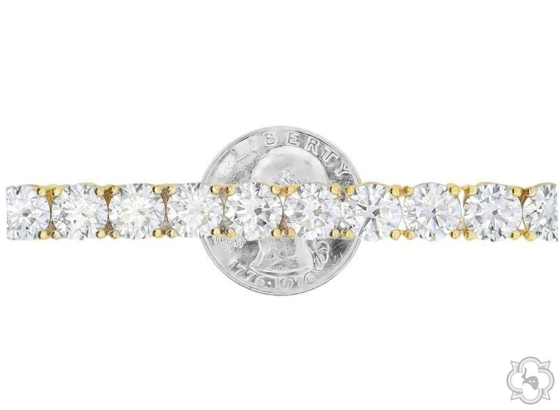 14K Gold tennis chain, 6.2 mm, photo 9 of 9