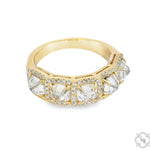 Inverted Brilliance Assher Cut 5 Stone Diamond Ring 70405 - Image 5