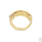 Inverted Brilliance Assher Cut 5 Stone Diamond Ring 70405 - Image 6