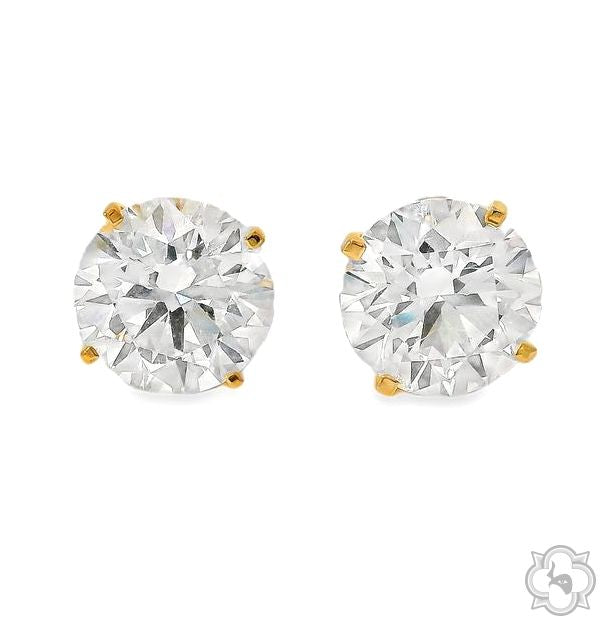 5 Ct Diamond Stud Earrings 70407 - Image 1