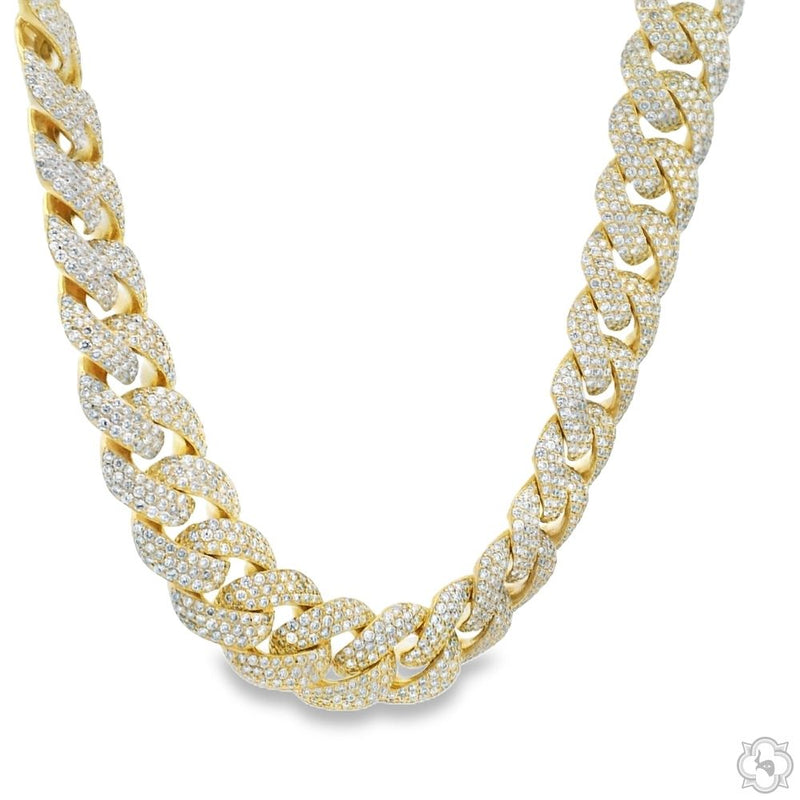 10K Gold miami cuban chain, 12.7 mm, photo 2 of 6