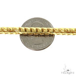14k Yellow Gold Solid Franco Link Bracelet 5.9 mm 8 Inches 70413 - Image 3